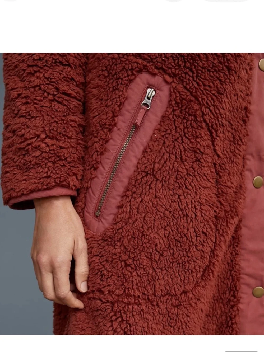 Anthropologie Margot Reversible Sherpa Coat
$200 spring cozy casual boho summer - Picture 4 of 15